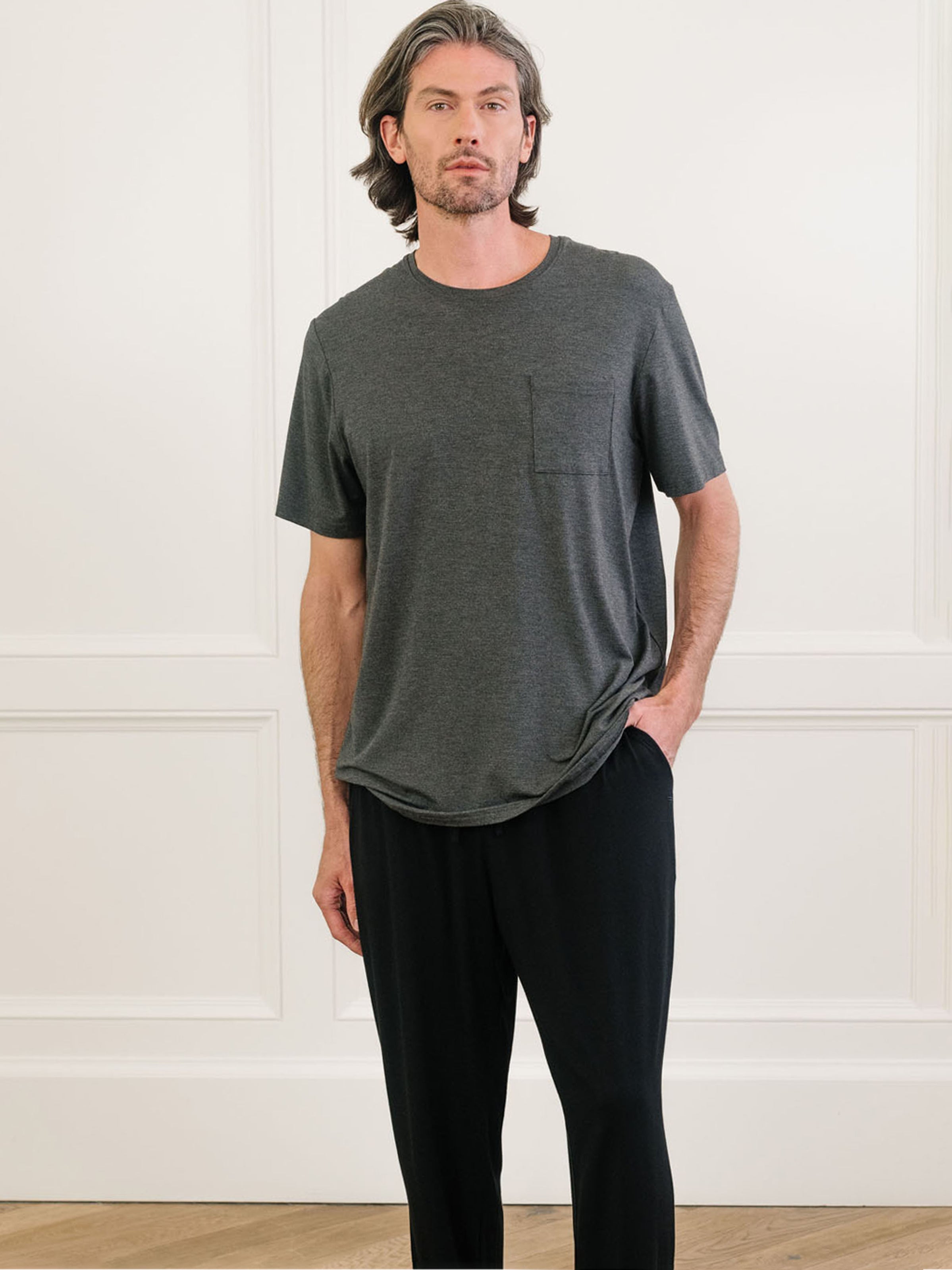 Men's Stretch-Knit Bamboo Lounge Tee