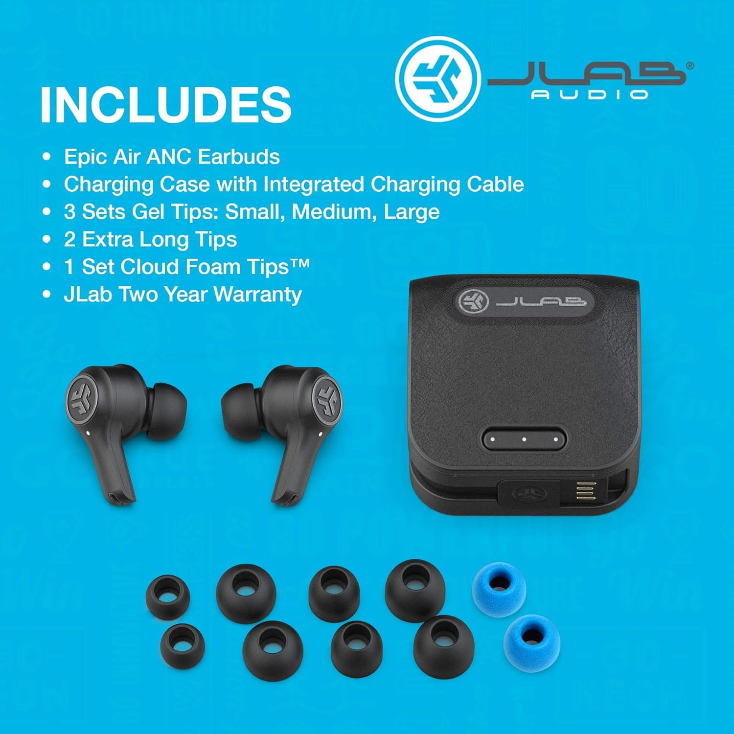 Jab Epic Air Active Noise Cancelling 2024 True Wireless Bluetooth Earbuds