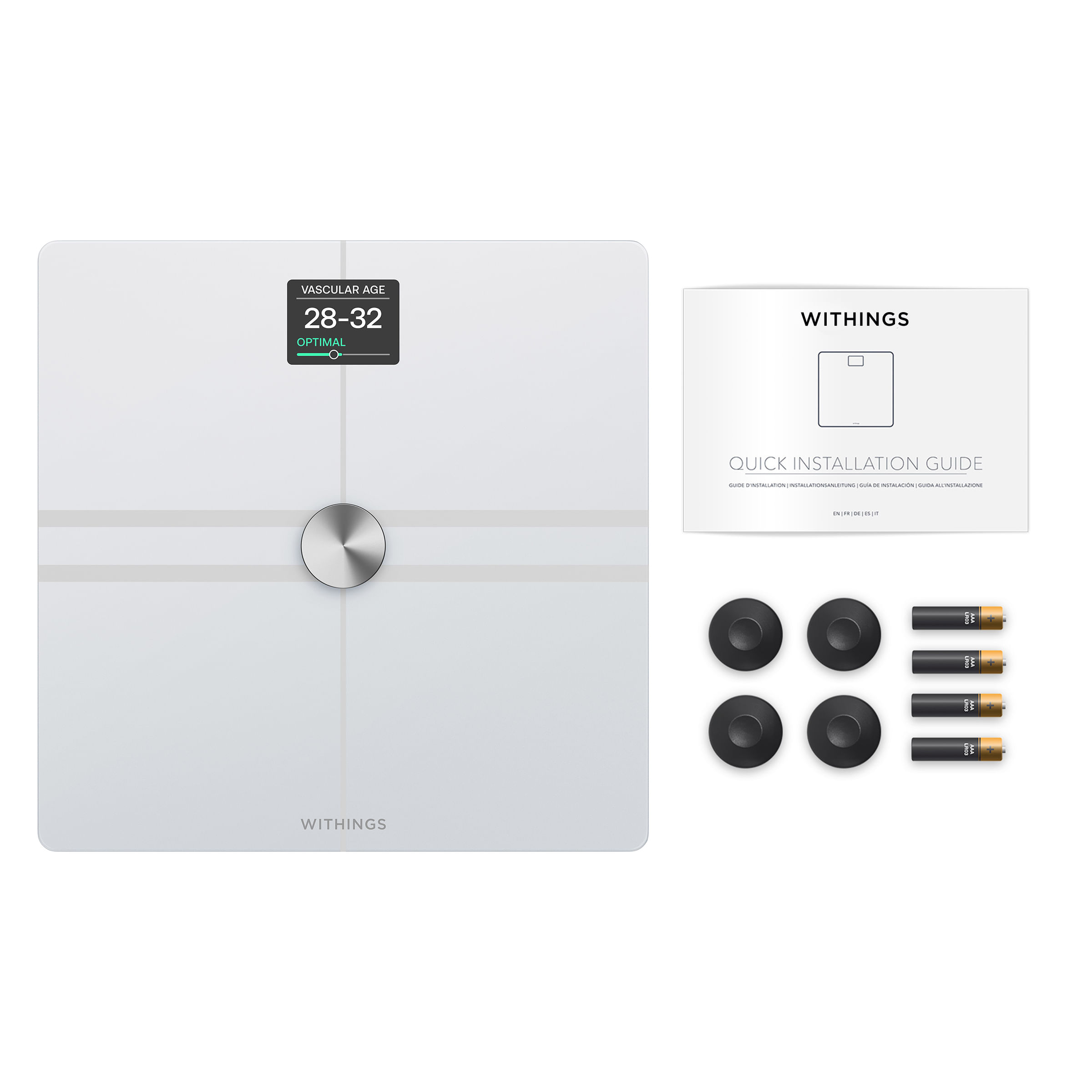 Withings Body Comp White body composition scale WiFi