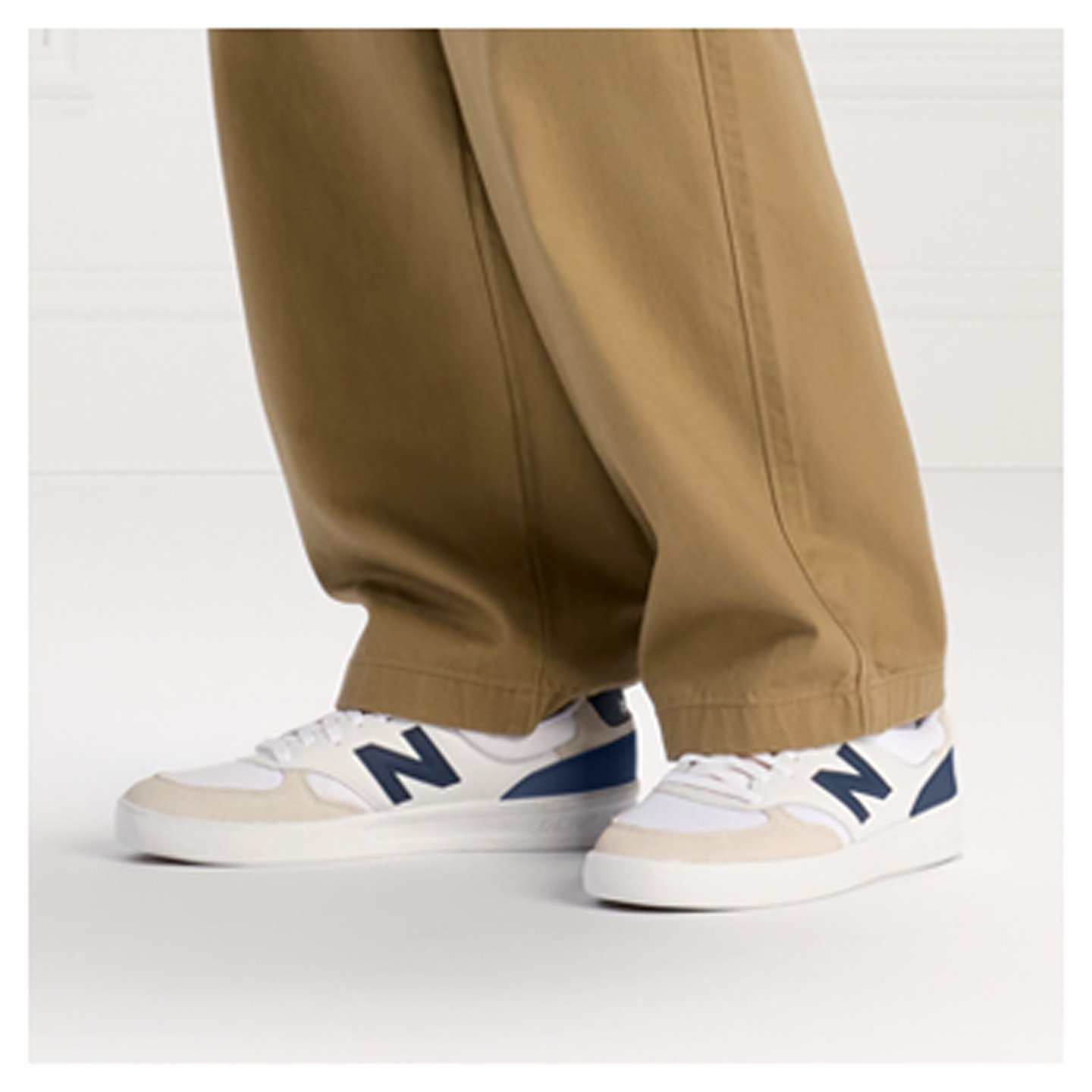 【関税&送料込】New Balance Two-Tone Leather 480 Sneakers New Balance Women's 480 Leather Court Lifestyle Sneakers