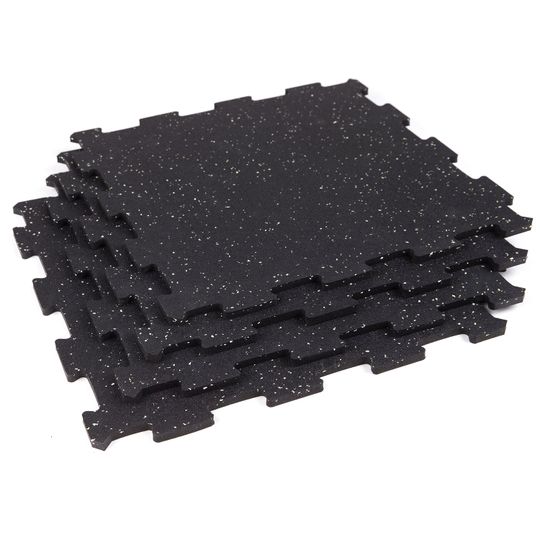 Living Fit<br> <b>Rubber Gym Mat (Set of 4)</b>